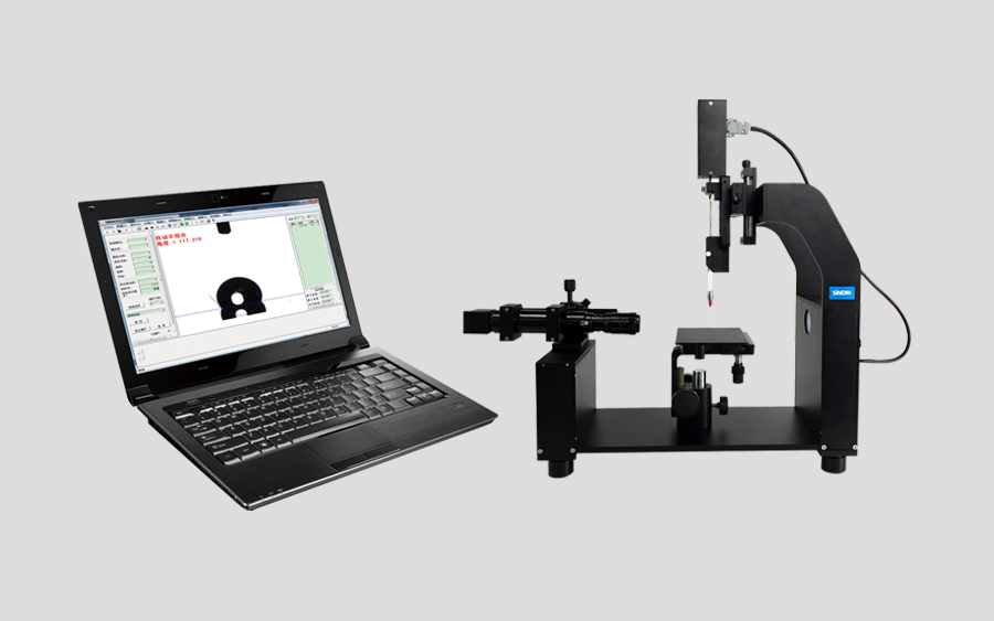 水滴角測量數(shù)據(jù)是否準確？晟鼎測試數(shù)據(jù)告訴您 