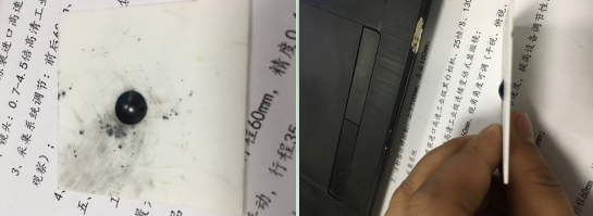 晟鼎-（華南理工大學）玻璃粉體高溫下與陶瓷表面的接觸角潤濕測試報告