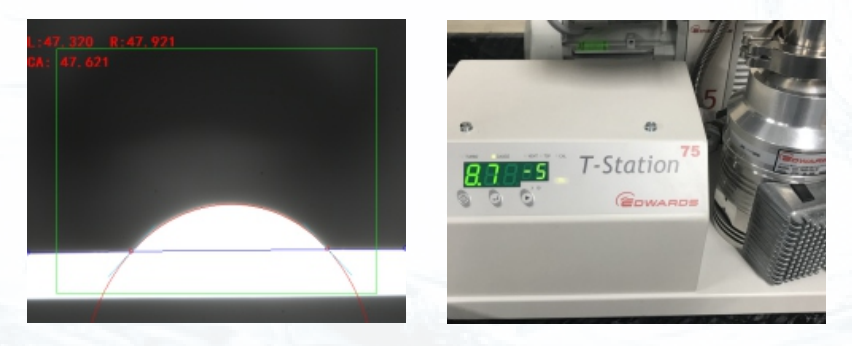 高溫接觸角測量儀測量測量